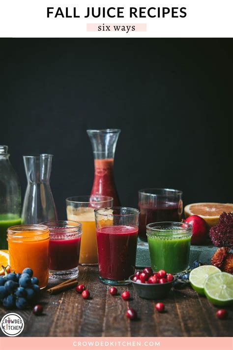 Smoothies, Juices, and other Soft Drink Recipes - Crowded Kitchen