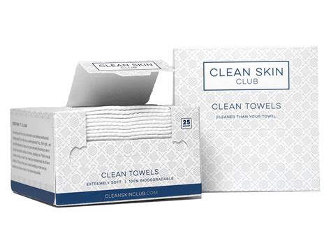 Clean Towels 25 Count Clean Skin Club