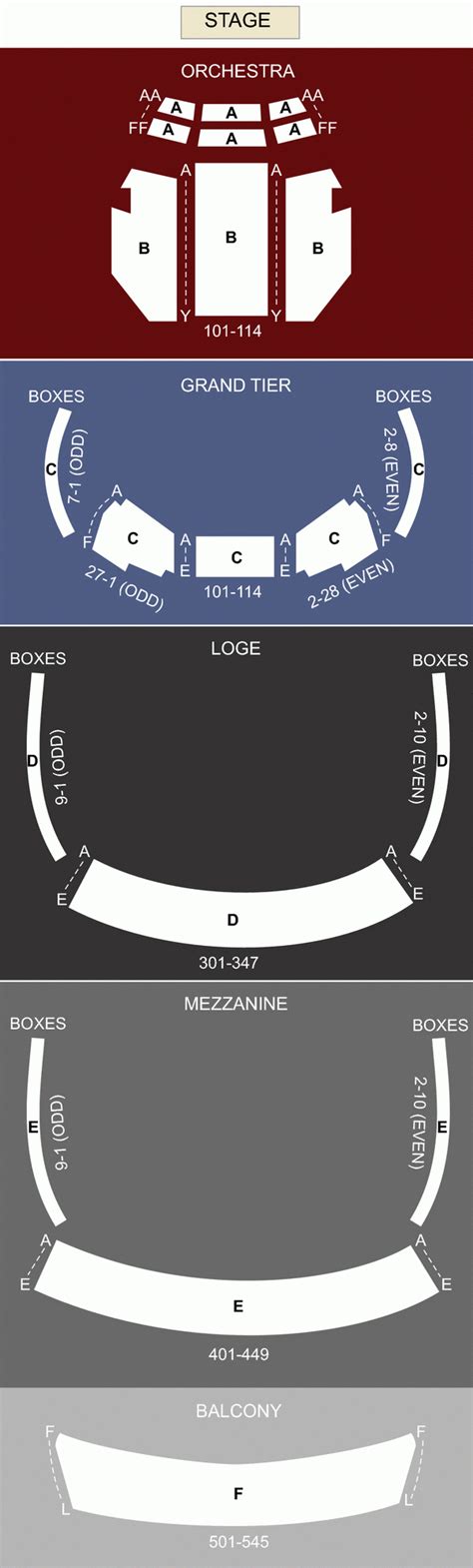 Kravis Center Dreyfoos Hall Seating Chart - Center Seating Chart