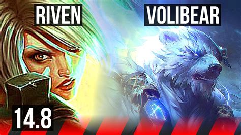 Riven Vs Volibear Top Solo Kills Games Dominating