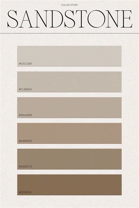 Sandstone Color Scheme Graphic Style