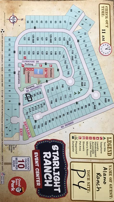 Alamo Ranch RV Park, Amarillo, TX Map