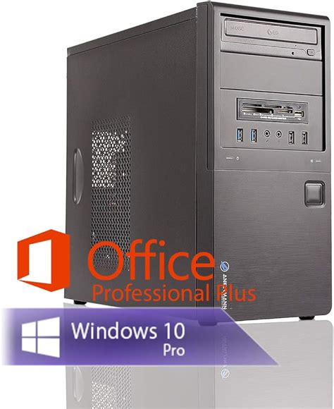 Ankermann Business Work Silent Leise Pc Pc Intel Cpu X Ghz Dual