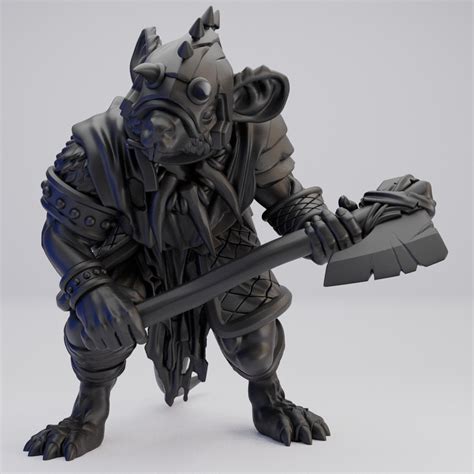 Hot Goblin Mice Folk Raider Axe ミニチュア ホットゴブリン 獣人