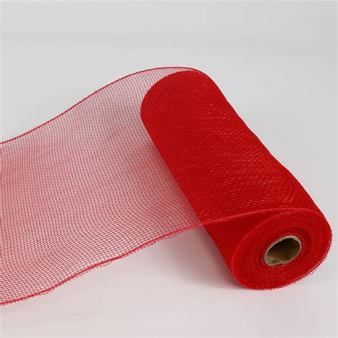 Red Poly Deco Mesh Ribbon Valentine S Day Holiday Crafts