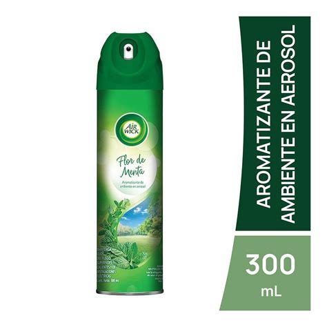 Aromatizante De Ambiente Air Wick En Aerosol Flor De Menta 300 Ml Walmart