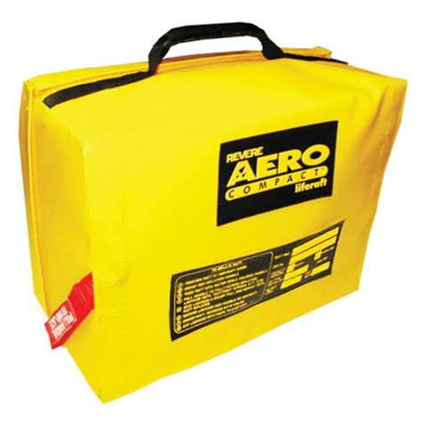 Revere Aero Compact 4 Person Life Raft With Canopy In Valise