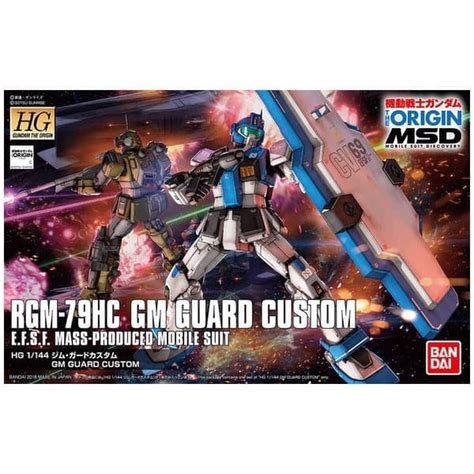 Jual Gundam Hg Origin Rgm Hc Gm Guard Custom Mass Produced