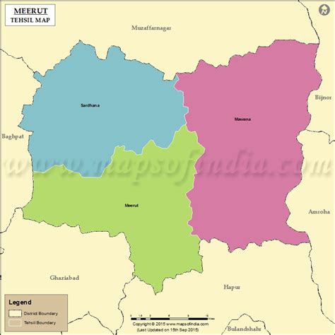 meerut tehsil map