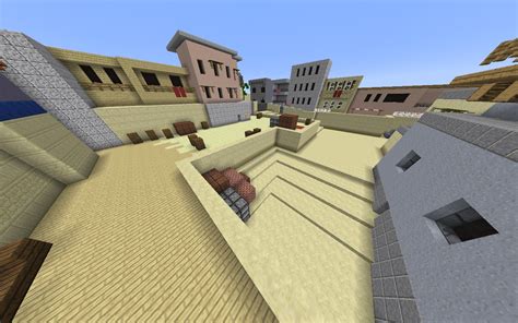 Counter Strike Dust 2 Pvp Map Minecraft 19 Minecraft Map