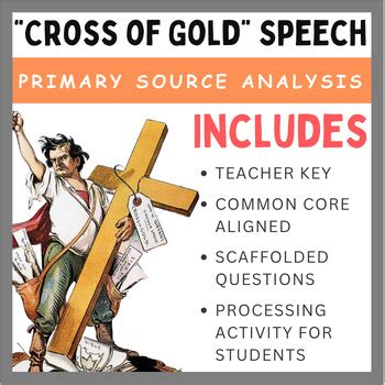 Cross Of Gold Speech Primary Source Analysis By William Pulgarin