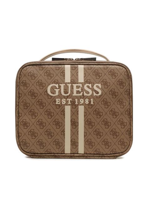 Guess Sac à main Katey Croc CB HWCB84 94270 Marron Modivo fr