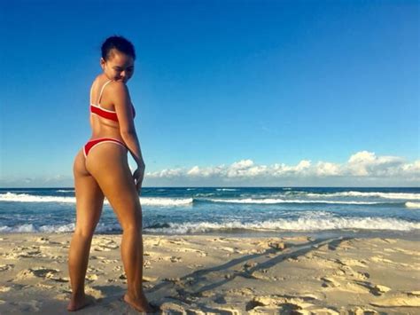 Contrast Piping Padded Bralette Bikini Set RED Bikinis S ZAFUL