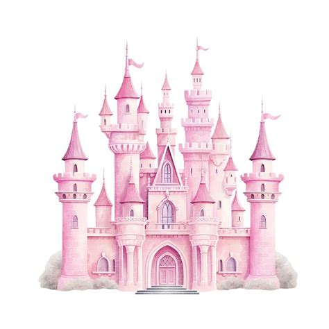 Enchanting Princess Castle Clipart For Nursery Decor