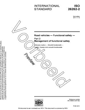 Fillable Online nen ISO 26262-2 - Nen - nen Fax Email Print - pdfFiller