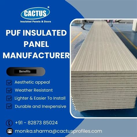 Blue Star Puf Insulated Wall Panel For Industrial Thickness Mm