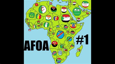 Countryballs Africa Map