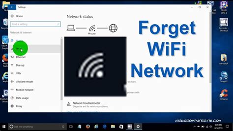 How To Forget WiFi Network In Windows 10 YouTube