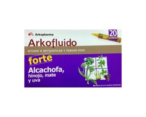 Arkopharma Arkofluido Alcachofa Forte 20 Ampollas