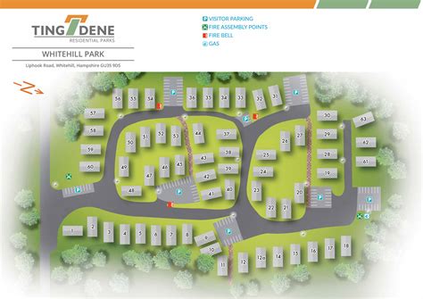 Whitehill Residential Park Map