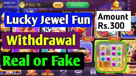 Lucky Jewel Fun App Withdrawal Real Or Fake YouTube