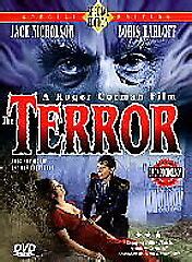 THE TERROR 1950s Horror Classic Dvd JACK NICHOLSON Boris Karloff ROGER