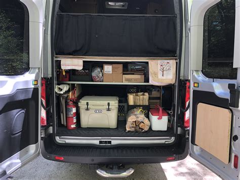 Storage, storage, storage for longer road trips. | Ford Transit USA Forum