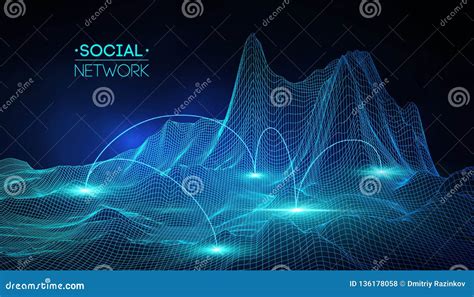 Social Network Media Global People Communication And Information