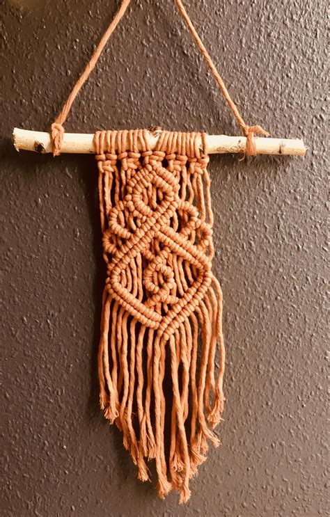 Diy Macrame Wall Hanging Macrame Plant Hanger Plant Hangers Mini