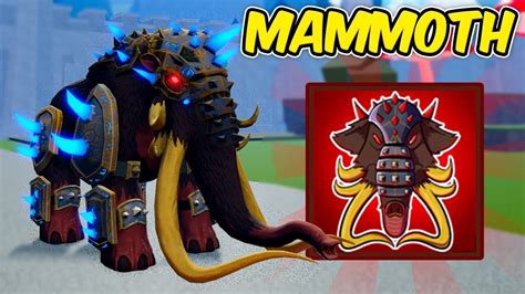 Probando La Transformaci N Del Mamut Blox Fruits La Transformacion Del