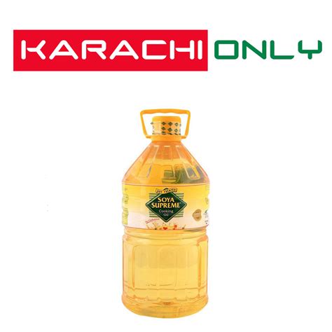 Soya Supreme Oil Price In Pakistan Cooking Bottle 5 Litre