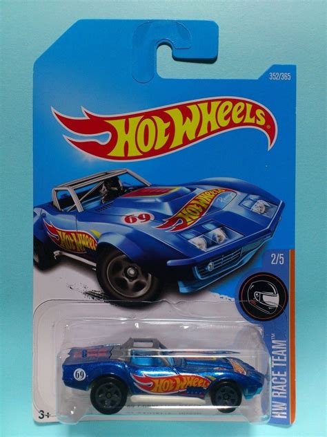 69 CORVETTE RACER2017 HW RACE TEAM Red5 Toys Museum MUUSEO 413115