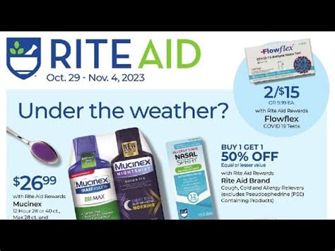 Rite Aid AD SCAN October 29 November 4 2023 New Monthly BCC