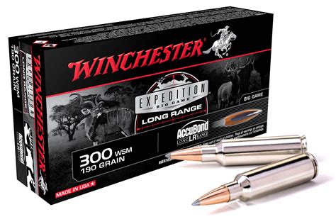 Winchester 300 Wsm 190 Gr Accubond Lr Expedition Big Game Long Range 20