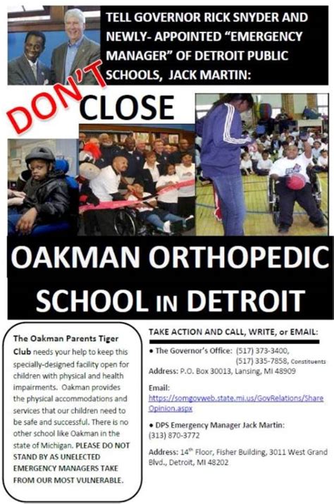 DETROIT JOINS NAT’L COALITION TO CALL FOR MORATORIUM ON SCHOOL CLOSINGS