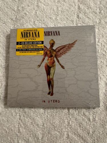 Nirvana In Utero 30th Anniversary Edition New Cd 4702004843