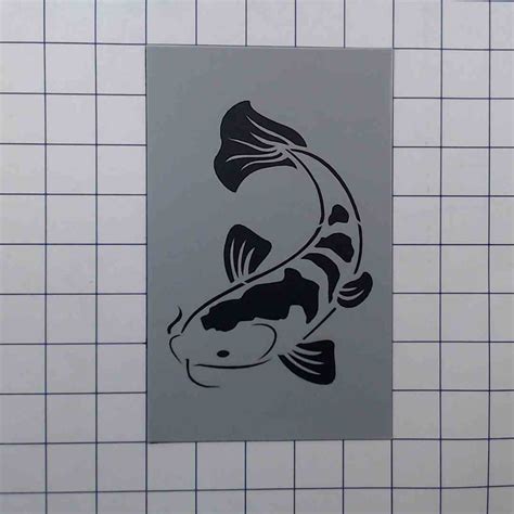 Koi Fish Stencil Printable