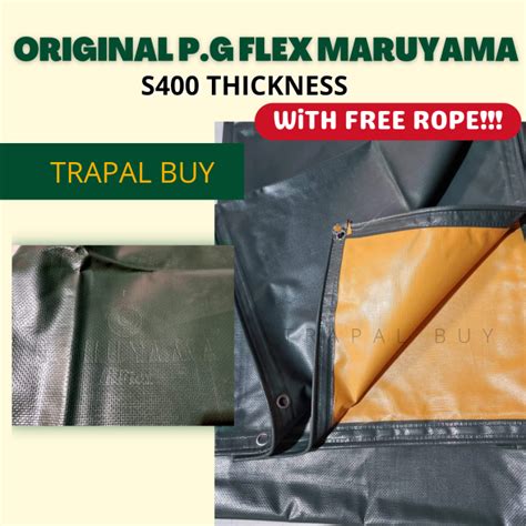 6ft X 12ft ORIGINAL MARUYAMA S400 RUBBERIZED CAN LAST UP TO 10 YEARS