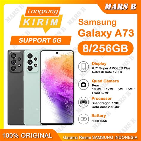 Jual Samsung Galaxy A73 5g 8256gb Garansi Resmi Shopee Indonesia