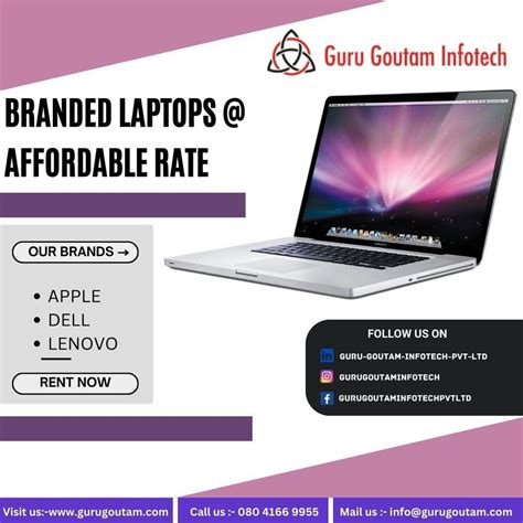 All Brands Laptop Rental Service At Rs Month In Bengaluru Id