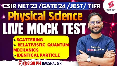 Csir Net Dec Physical Science Live Mock Test Pyqs With