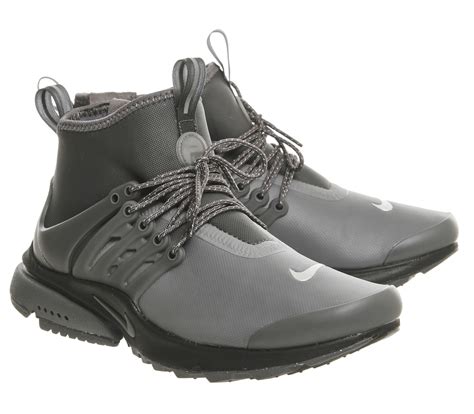 Nike Air Presto Mid Utility Dark Grey Reflective Silver Junior