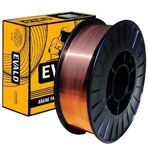 Arame Para Solda MIG 0 8 MM 15KG ER70S 6 EVALD MadeiraMadeira