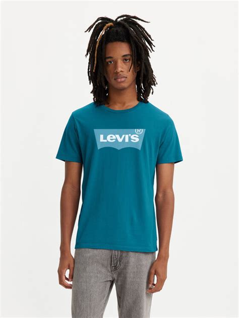 Levi S T Shirt Graphic 22491 1332 Blau Standard Fit Modivo At