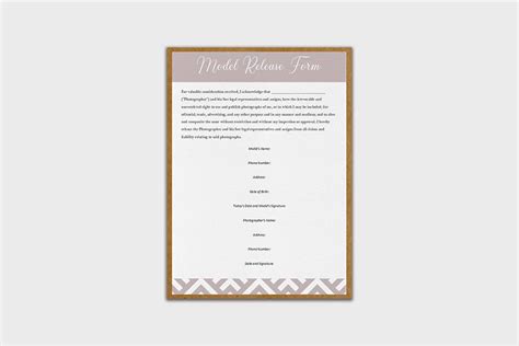 Model Release Form for Photography: 5 FREE Templates in Word + PDF