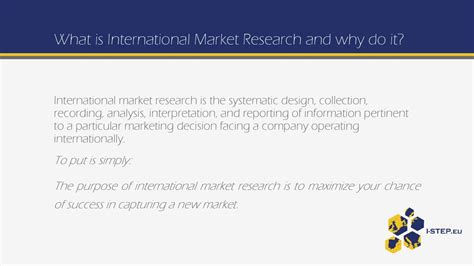 International Market Research Ppt Download