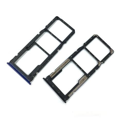 10pcs For Xiaomi Redmi 7 7a Note 7 Sim Card Tray Slot Holder Replacement Parts Sim Cards