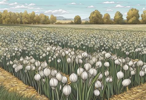 how do you know garlic is ready to pick