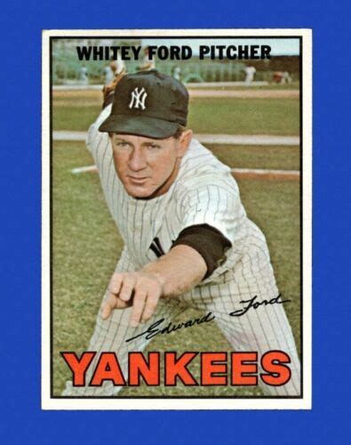 1967 Topps Set Break 5 Whitey Ford EX EXMINT GMCARDS EBay