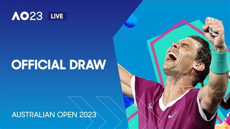 Live Official Draw Australian Open Tennisgusto